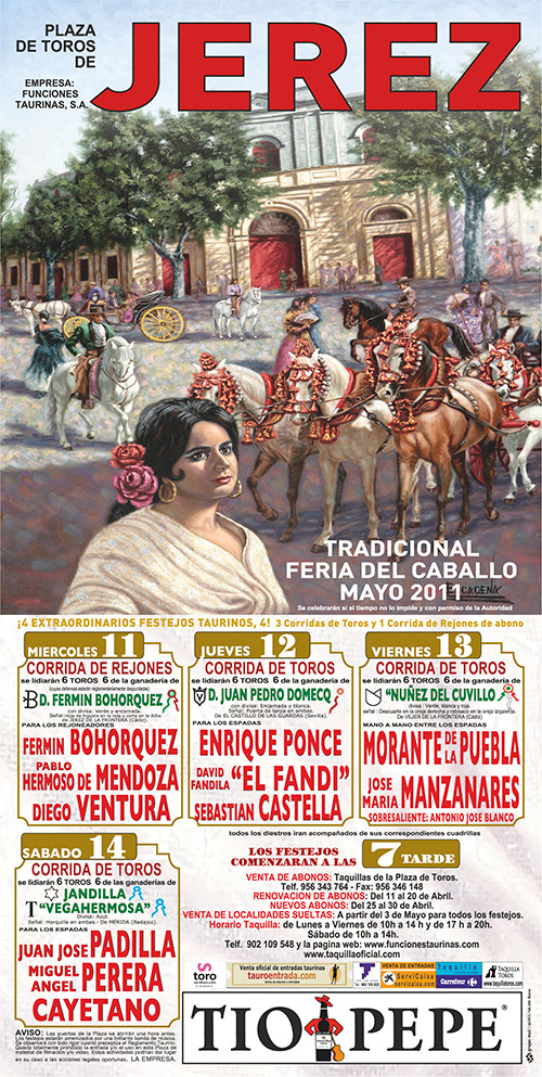 Carteles toros Jerez 2011