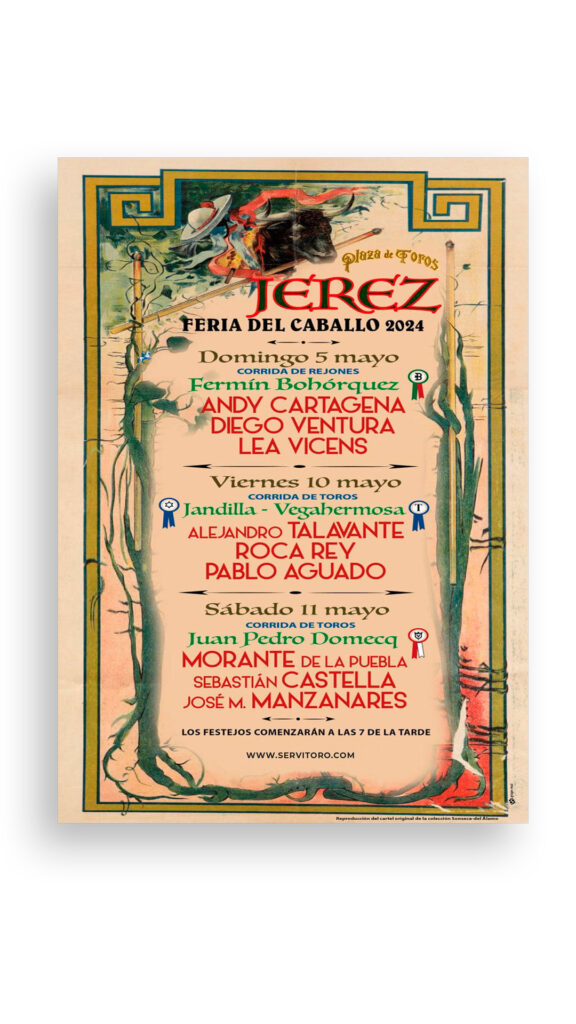 Cartel taurino Feria del Caballo de Jerez 2024